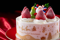 ［フロプレステージュ］Xmas苺のショートケーキ（約15cm）